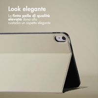 Accezz Cover Tablet Classica Apple iPad 11 (2025) 11 pollici A16 / iPad 10 (2022) 10.9 pollici - Greige