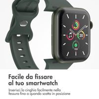 imoshion Cinturino in silicone⁺ Apple Watch | 44/45/46/49 mm - Taglia M/L - Olive