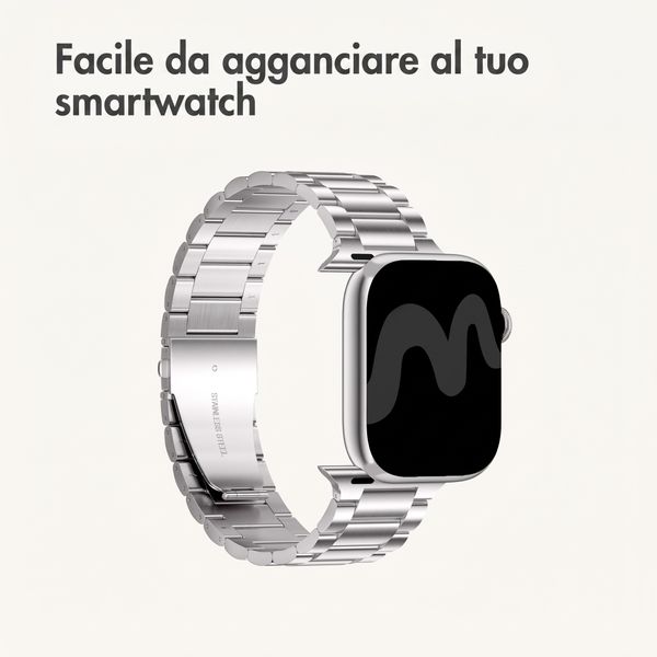imoshion Cinturino in acciaio Apple Watch | 44/45/46/49 mm - Argento