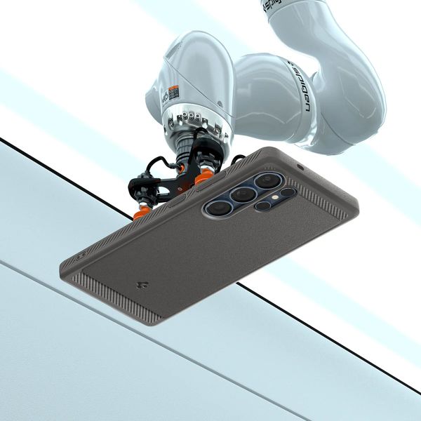 Spigen Cover Rugged Armor con MagSafe Samsung Galaxy S25 Ultra - Marble Gray