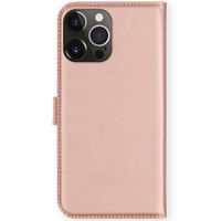Selencia Cover a libro in vera pelle Apple iPhone 13 Pro Max - Rosa