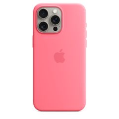 Apple Cover Posteriore in Silicone con MagSafe Apple iPhone 15 Pro Max - Pink