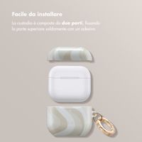 Selencia Cover Vivid  Apple Airpods 4 - Desert Waves Beige