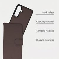 imoshion Cover a libro di lusso 2-in-1 rimovibile Samsung Galaxy S24 FE - Marrone