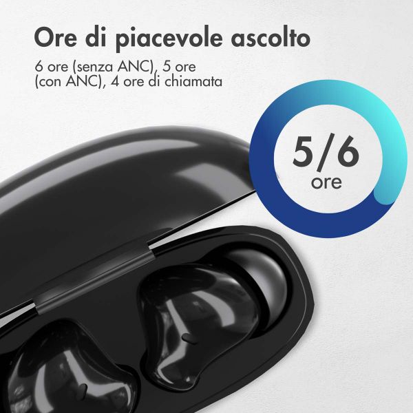 imoshion Aura Pro Auricolari in-ear wireless - Cancellazione attiva del rumore (ANC) - Nero