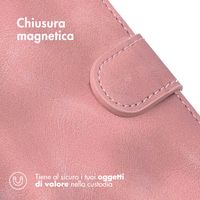 imoshion Cover a libro con Cordino Samsung Galaxy A17 (5G) / (4G) - Rosa