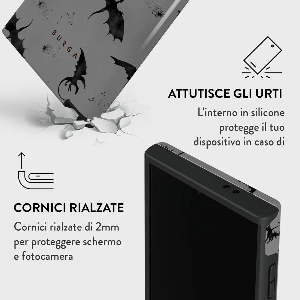 Burga Cover Posteriore Resistente Samsung Galaxy S24 Ultra - Draco