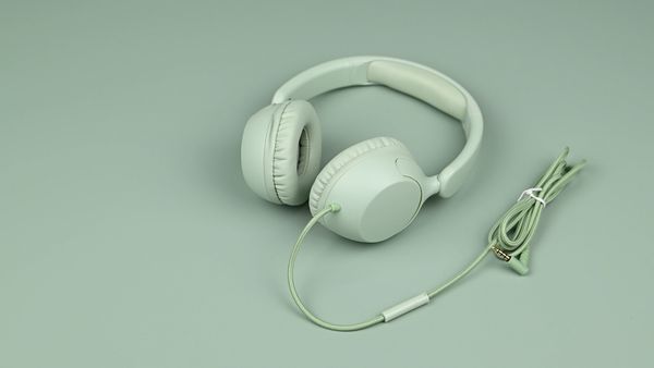 imoshion Cuffie per bambini con filo - cavo AUX - limitatore di decibel - Mint Green