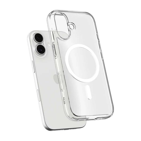 Spigen Cover Posteriore Ultra Ibrida con MagSafe Apple iPhone 17 - Frost White