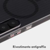 Accezz Cover Lite con MagSafe | Fluted | Samsung Galaxy S25 Ultra - Nero