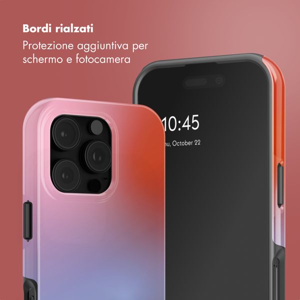 Selencia Cover posteriore Vivid con MagSafe Apple iPhone 16 Pro Max - Gradient Soft Blush