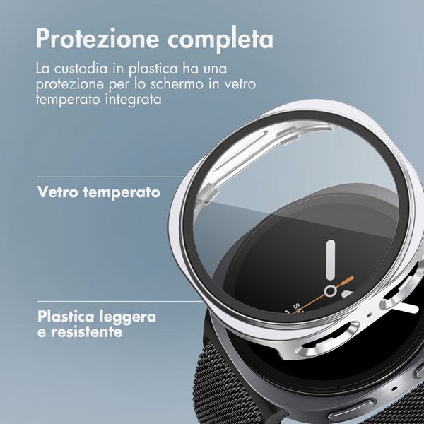 imoshion Cover rigida integrale Samsung Galaxy Watch 8 (44 mm) - Argento