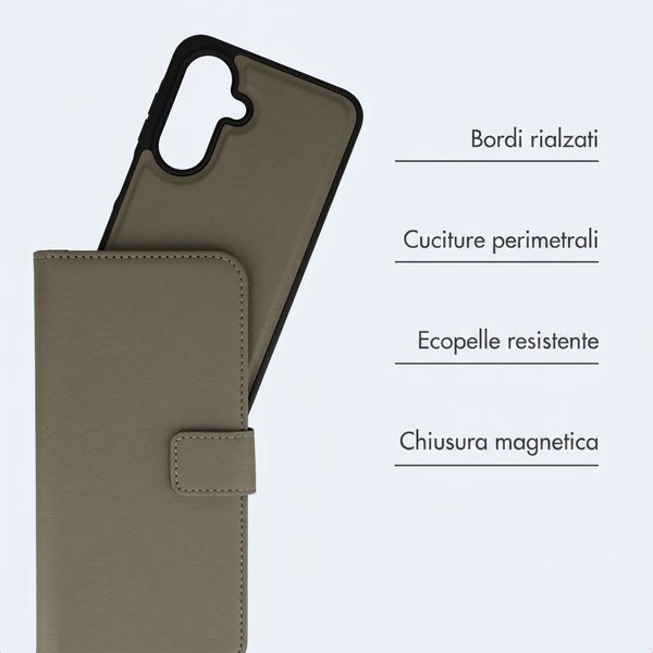 imoshion Cover a libro di lusso 2-in-1 rimovibile Samsung Galaxy S24 FE - Verde