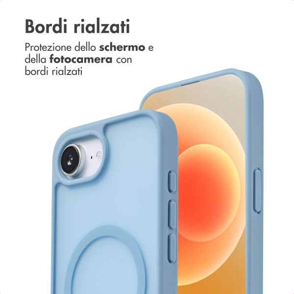 imoshion Cover posteriore Color Guard con MagSafe Apple iPhone 17e / 16e - Azzurro