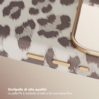 Selencia Cover Sabi Stampa pantera con MagSafe Apple iPhone 17 Pro Max - Soft Ivory