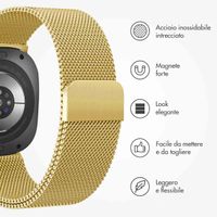 imoshion Cinturino milanese magnetico Samsung Galaxy Watch Ultra (2024/2025) - Oro