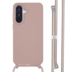 imoshion Cover in Silicone con Cordino Samsung Galaxy A37 (5G) - Sand Pink