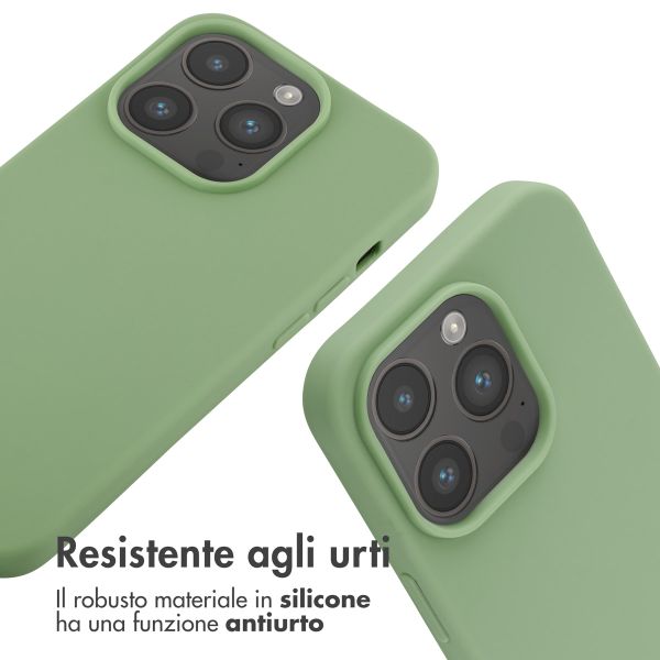 imoshion Cover in Silicone con Cordino Apple iPhone 14 Pro - Verde