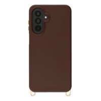 Selencia Cover posteriore Rivièra con MagSafe con ganci rimovibili Samsung Galaxy A17 (5G) / (4G) - Choco Brown