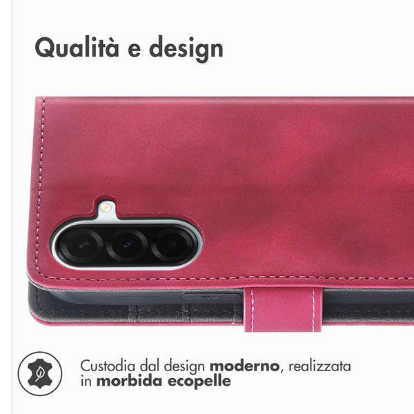 imoshion Cover a libro con Cordino Samsung Galaxy A57 (5G) - Rosso