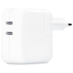 Apple Adattatore di Alimentazione USB-C Originale - Caricabatterie - Doppia porta USB-C - 35W - Bianco