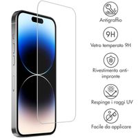 Accezz Vetro temperato, confezione da 2 Apple iPhone 15 / 15 Pro / 16