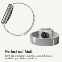 imoshion Milanees magnetisch bandje Apple Watch | 38/40/41/42 mm - Zilver