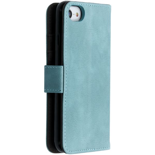 imoshion Cover a libro di Lusso Apple iPhone SE (2022 / 2020) / 8 / 7 / 6(s) - Azzurro