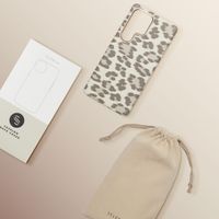Selencia Cover Sabi Stampa pantera con MagSafe Samsung Galaxy S25 Ultra - Soft Ivory