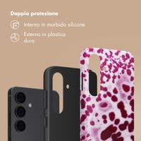 Selencia Cover Posteriore Vivid Samsung Galaxy S24 - Cosmic Orchid