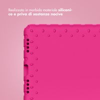imoshion Cover Posteriore Kidsproof con Maniglia Apple iPad 11 (2025) 11 pollici A16 / iPad 10 (2022) 10.9 pollici - Rosa