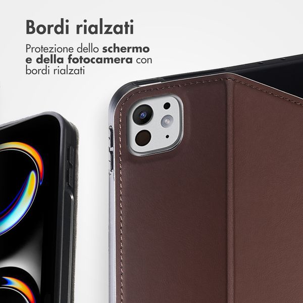 Accezz Cover Tablet Classica Apple iPad Pro 13 (2025) M5 / (2024) M4 - Marrone