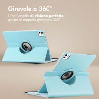 imoshion Cover Girevole a 360° Apple iPad Pro 13 (2025) M5 / (2024) M4 - Azzurro