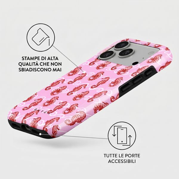Burga Cover Posteriore Resistente con MagSafe Apple iPhone 17 Pro - Coral Reef