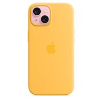 Apple Cover Posteriore in Silicone con MagSafe Apple iPhone 15 - Sunshine