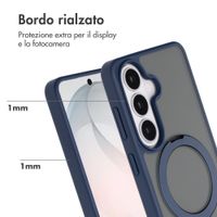 Accezz Cover con anello e supporto con MagSafe Samsung Galaxy S26 - Blu