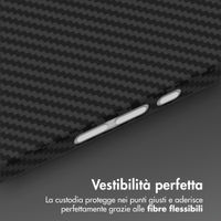 Accezz Cover MagSafe Kevlar® Apple iPhone 16 - Nero
