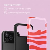 Selencia Cover Posteriore Vivid Apple iPhone 18 Pro - Dream Swirl Pink