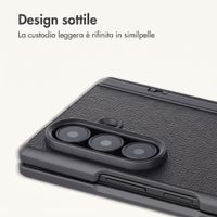 imoshion Custodia Slim in pelle sintetica Samsung Galaxy Z Fold 8 Ultra - Nero