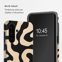 Selencia Cover Posteriore Vivid Samsung Galaxy A36 / A56 - Art Wave Black