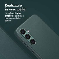 Accezz Cover in pelle 2 in 1 con MagSafe Samsung Galaxy S24 Plus - Cedar Green