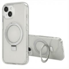 Accezz Cover con anello e supporto con MagSafe Apple iPhone 15 - Trasparente