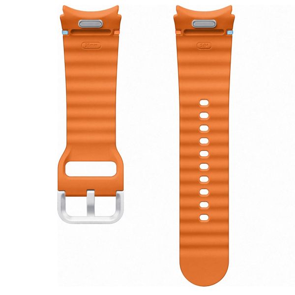 Samsung Cinturino Sport originale Samsung Galaxy Watch 4 / 5 / 6 / 7 / FE (20 mm) - Taglia S/M - Orange