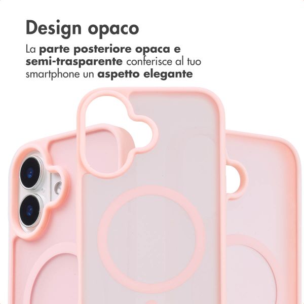 imoshion Cover posteriore Color Guard con MagSafe Apple iPhone 16 - Rosa chiaro