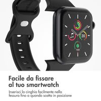 imoshion Cinturino in silicone⁺ Apple Watch | 38/40/41/42 mm - Taglia S/M - Nero