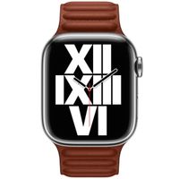 Apple Cinturino Leather Link Apple Watch | 38/40/41/42 mm - Taglia M/L - Umber