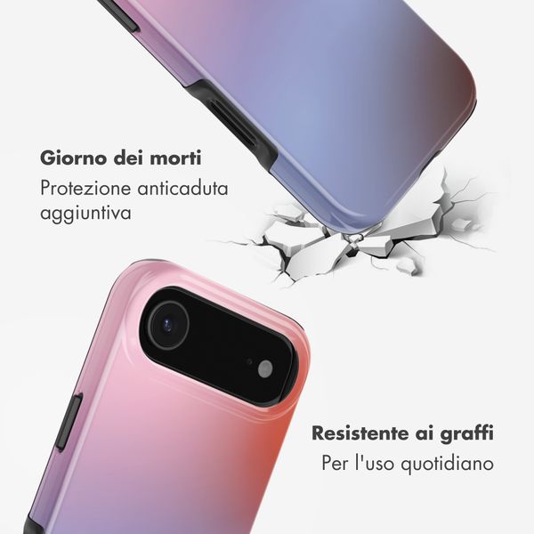 Selencia Cover posteriore Vivid con MagSafe Apple iPhone Air - Gradient Soft Blush