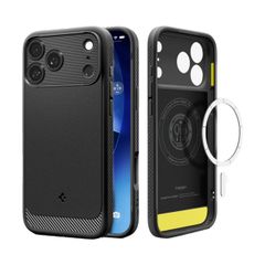 Spigen Cover Rugged Armor con MagSafe Apple iPhone 17 Pro Max - Matte Black