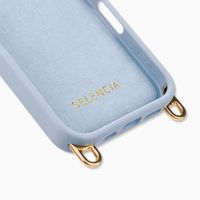 Selencia Cover posteriore Rivièra con MagSafe con ganci rimovibili Apple iPhone 16 Pro Max - Powder Blue