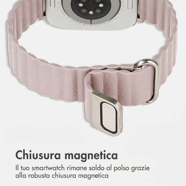 imoshion Cinturino magnetico in pelle sintetica Apple Watch | 38/40/41/42 mm - Beige